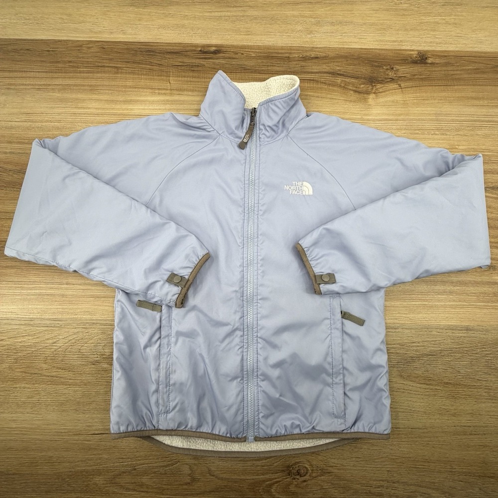 The NORTH FACE Blue Fleece Sherpa Lined Coat/Jacket -Winter Gear- Women's Small